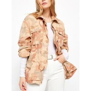 Free People Lead the Way Camo Utility Jacket